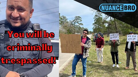 Police Threaten Me With CRIMINAL TRESPASS For Buying Guns At Gun Buyback?