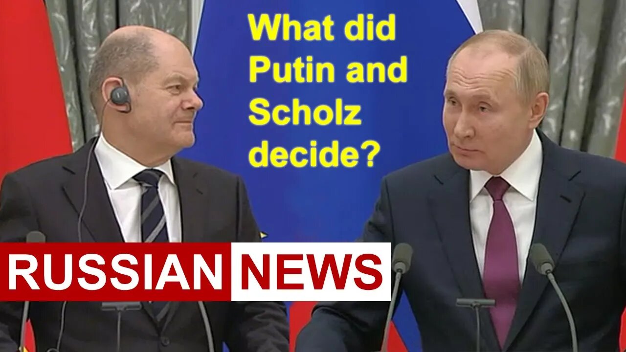 Putin and Scholz: Ukraine crisis and Russian troops near the Ukrainian border | Russian news