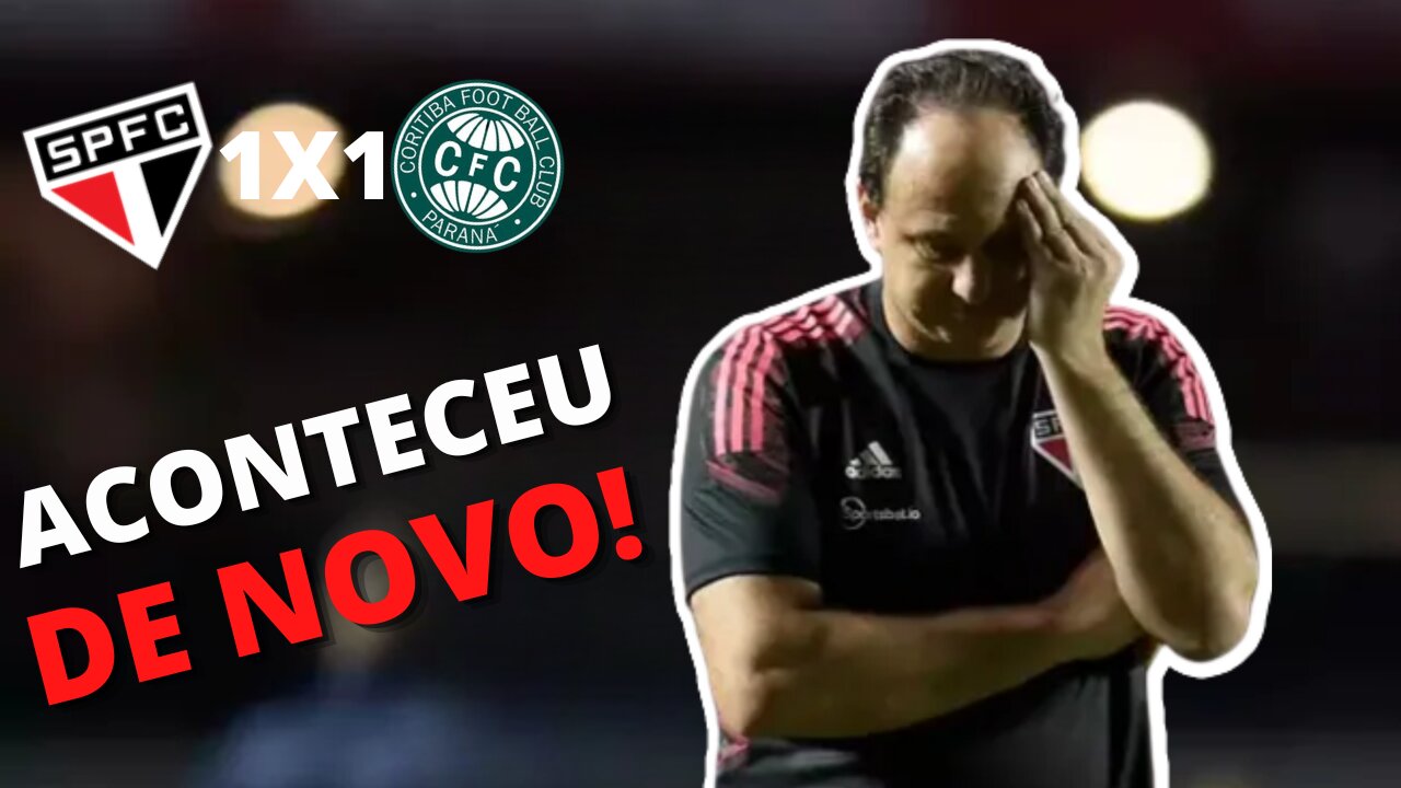 Mais uma vez o São Paulo cede o empate no Brasileiro e fica distante dos líderes