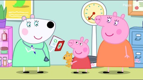 Peppa Pig promoting "vaccines" to children