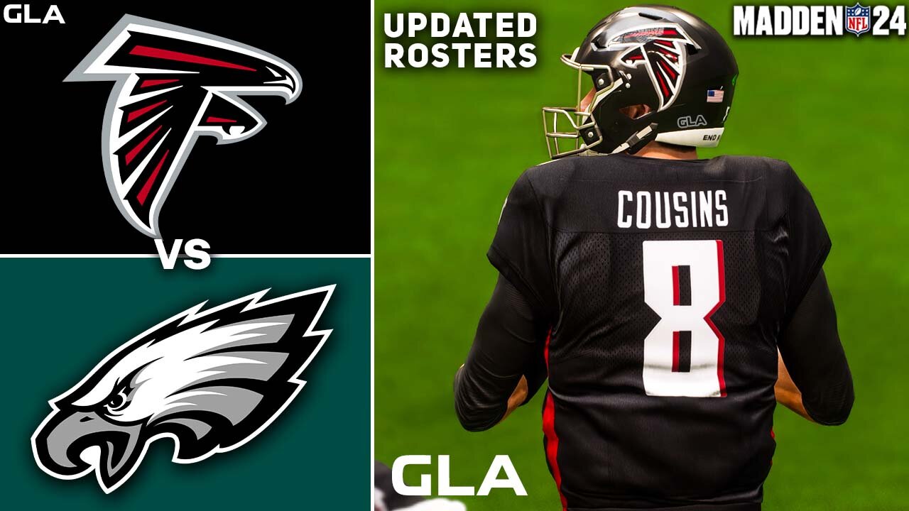 Kirk Cousins Falcons vs. Saquon Barkley Eagles | Free Agency 2024 - 2025 Rosters | Madden 24 PS5