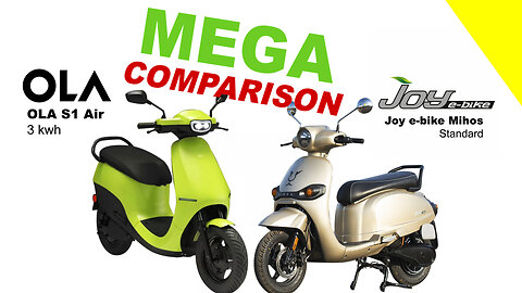 MEGA COMPARISON | OLA S1 Air vs Joy e bike Mihos | Kuch Bhi