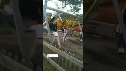 That kick off the fence saved his grandkids😯 #shorts