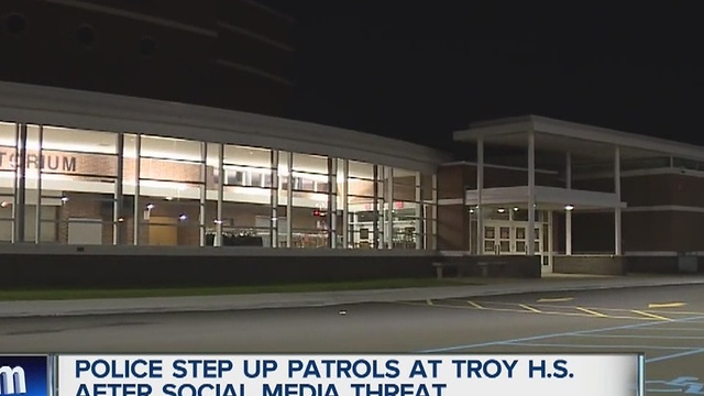 Social media threat implies shooting at Troy HS
