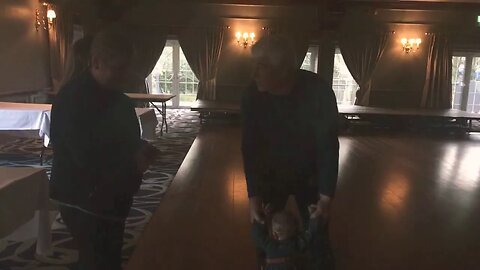 This young lady is 2 years old. She was unable to walk when she came in. Now look at her go👣😊