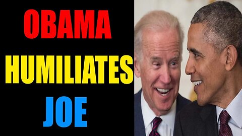 BREAKING NEWS TODAY! OBAMA JUST HUMILIATES JOE IN PUBLIC!!! JAME CORMER OPEN INVESTIGATION