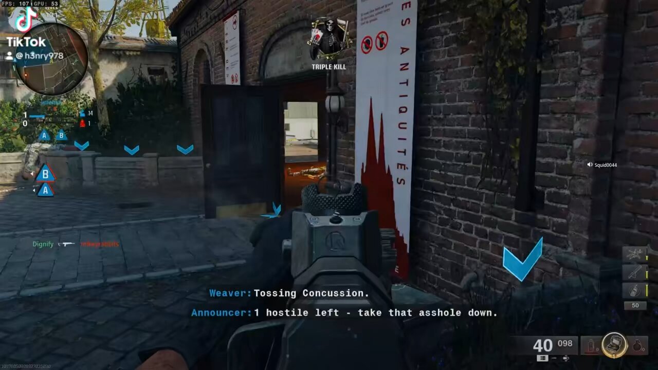 Pistol lacking