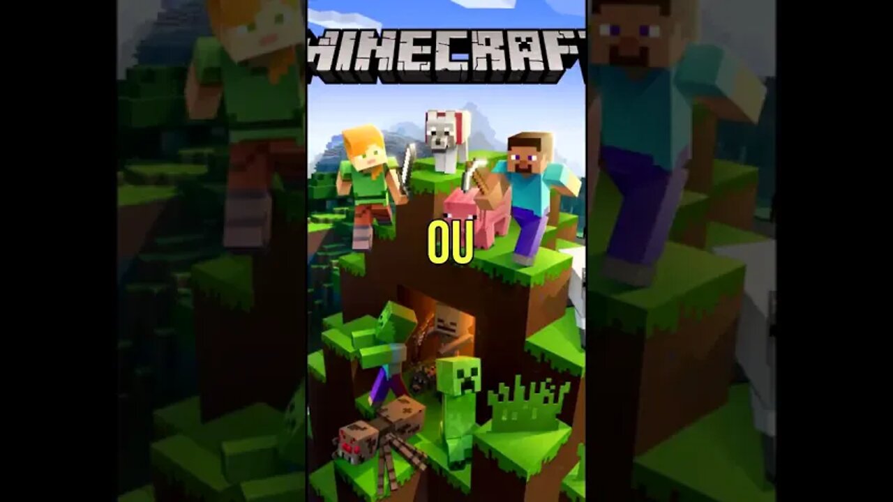 Roblox ou Minecraft? 🤔