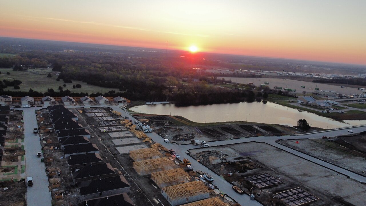 Hutchins Texas Bird’s Eye View Day 195