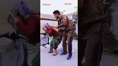 dewor bhauju ko comedy video 🤣🤣🤣#shortvideo #shorts #nepalitiktok