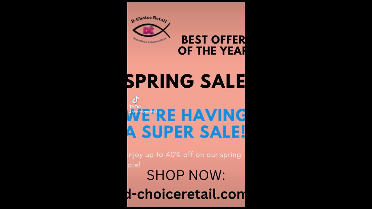 #springsale