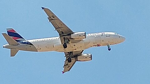 Airbus A320 PR-MBA coming from Brasília to Fortaleza