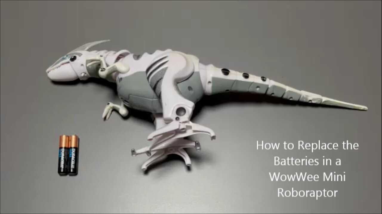 How to Replace the Batteries in a WowWee Mini Roboraptor