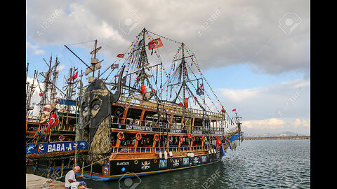 BOAT TRIP IN ANTALYA HARBOR - bateau port Antalya