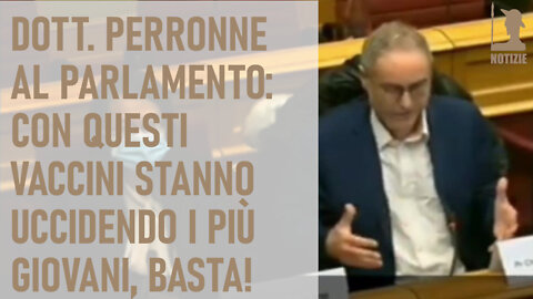 LUSSEMBURGO, DOTT. PERRONNE AL PARLAMENTO: “VACCINI UCCIDONO I GIOVANI”