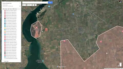 [ Mykolaiv Front ] Russian counteroffensive; captured Tavrijske, Myrolyubivka and Kyselivka