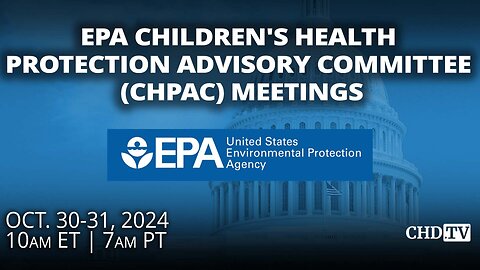 U.S. EPA Children’s Health Protection Advisory Committee Meeting | Oct. 31