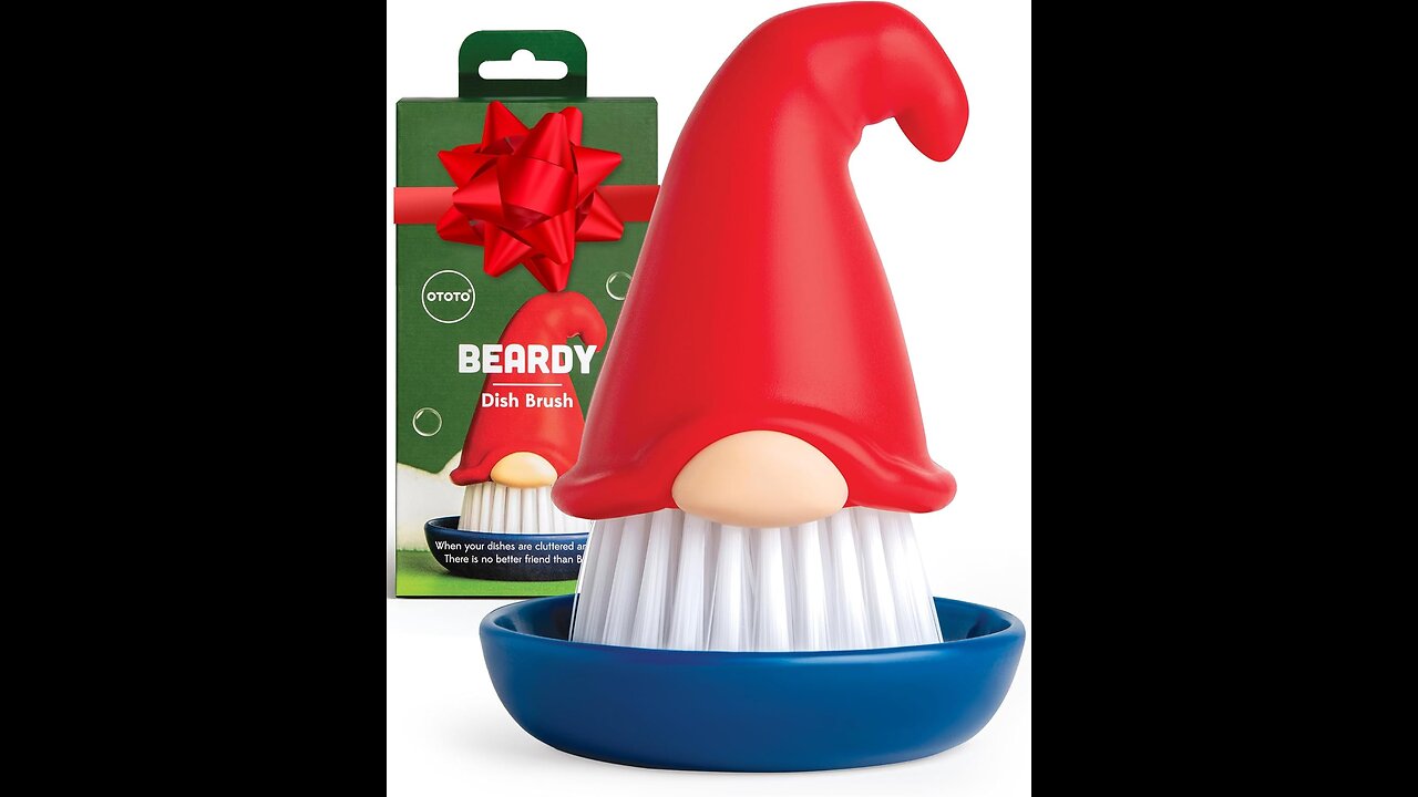 Cute kitchen accessories - OTOTO Beardy Dish Brush