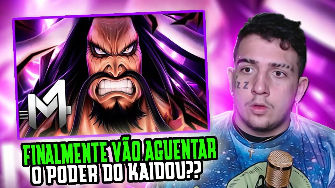 (LUFFY SOLA AGORA?) REAGINDO a Kaidou (One Piece) - 100 Feras | M4rkim | REACT | LÉO MURIEL