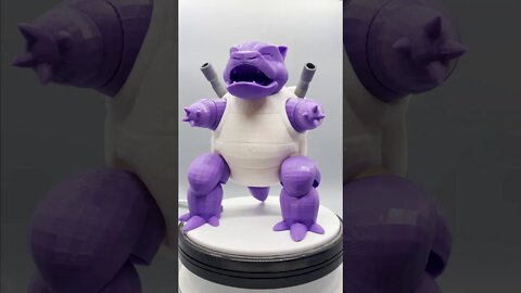 Shiny Blastoise 3D Print Time Lapse #shorts