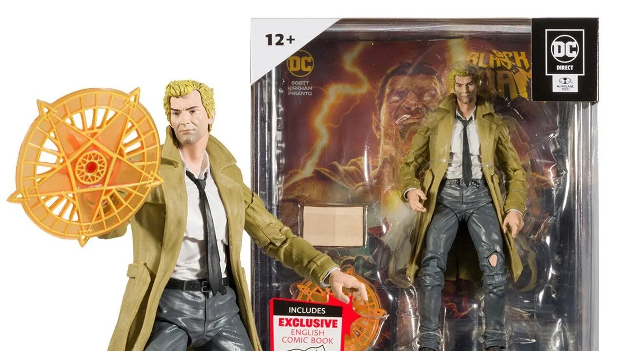 Unboxing the McFarlane Page Punchers John Constantine Hellblazer 7" Figure with Comic with Laura