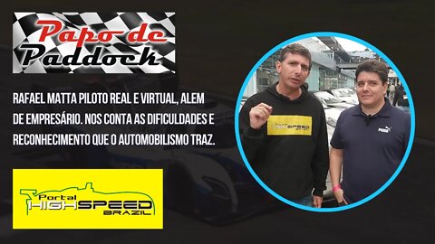 Rafael Matta piloto real e virtual, alem de empresário. Nos conta as dificuldades e reconhecimento.