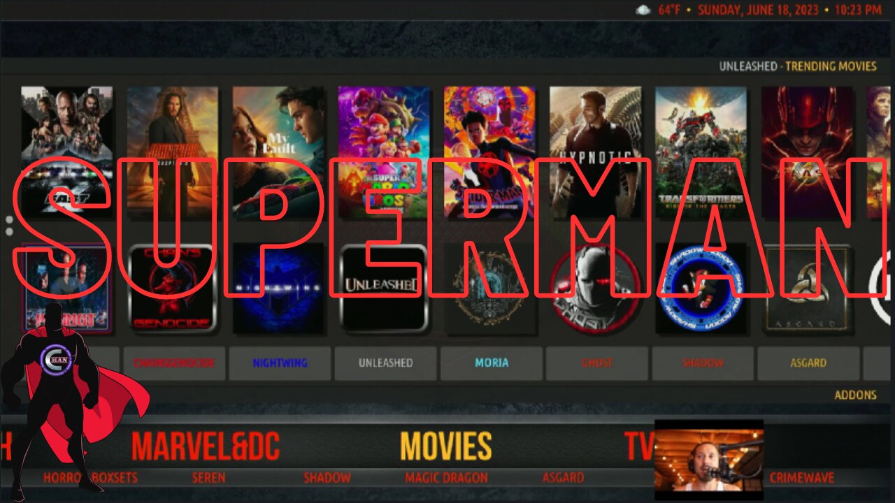 Kodi Builds - Superman - Cman Repo