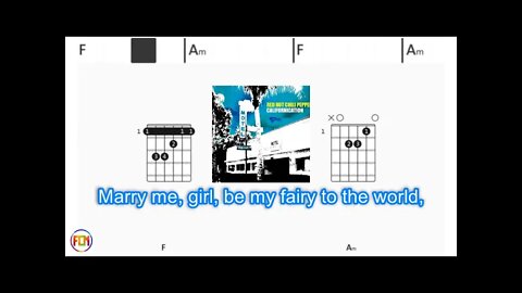 Red Hot Chili Peppers CalIfornication - (Chords & Lyrics like a Karaoke)