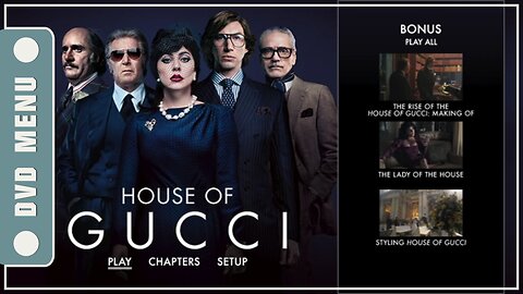 House of Gucci - DVD Menu