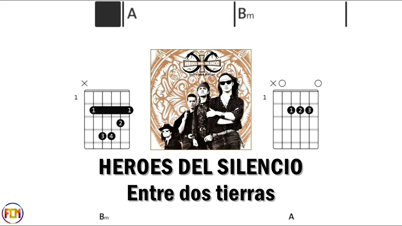 HEROES DEL SILENCIO Entre dos tierras - Guitar Chords & Lyrics HD