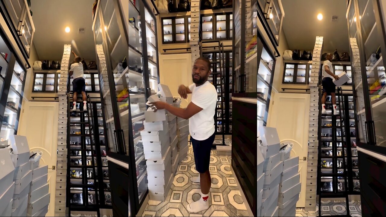 Inside Floyd Mayweather's Epic Shoe Collection: A Stellar Showcase of Style and Luxury!