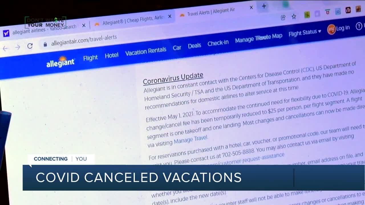 Don't Waste Your Money: Canceling a vacation due to COVID-19 can be costly