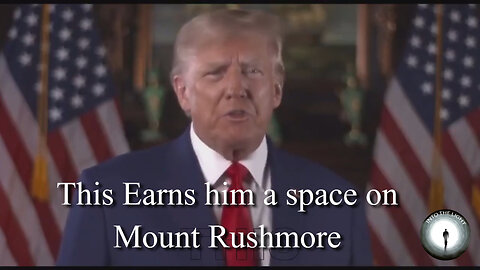 This earns DonaldTrump a space on Mount Rushmore.