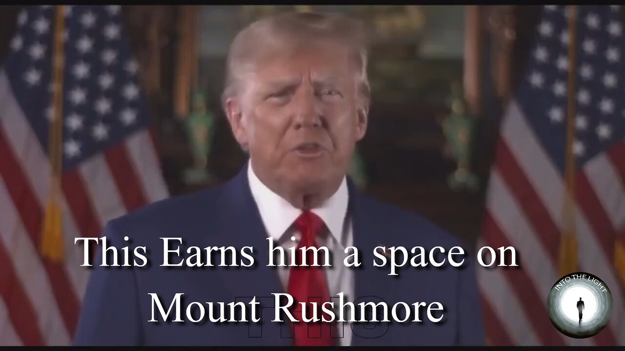 This earns DonaldTrump a space on Mount Rushmore.