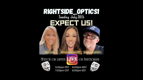 Live with Patriot Princess, Sara & Rightisde!