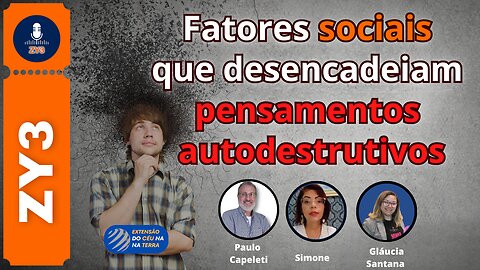 Fatores sociais que desencadeiam pensamentos autodestrutivos