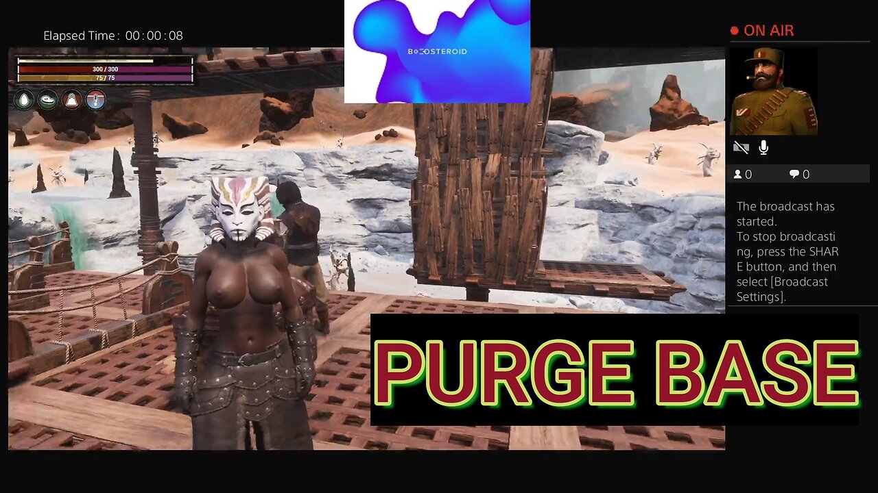 Conan Exiles, Purge test ,shattered springs, busty, Boobs #boosteroid #conanexiles