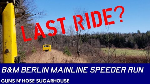 Last Ride over the B&M Berlin Mainline