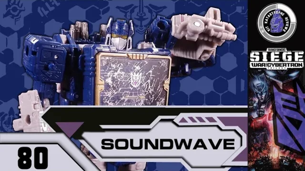 Transformers: Siege SOUNDWAVE [Voyager, 2019] | Kit Reviews #80