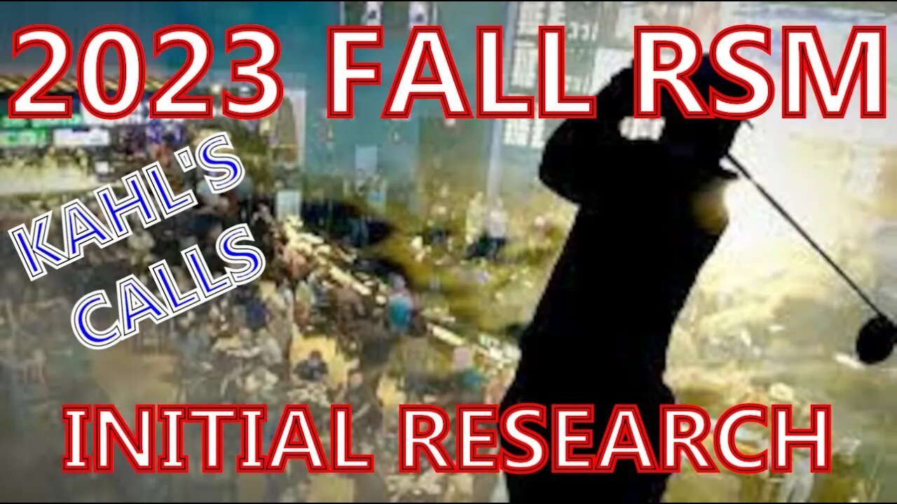 2023 FedEx Fall RSM Initial Research