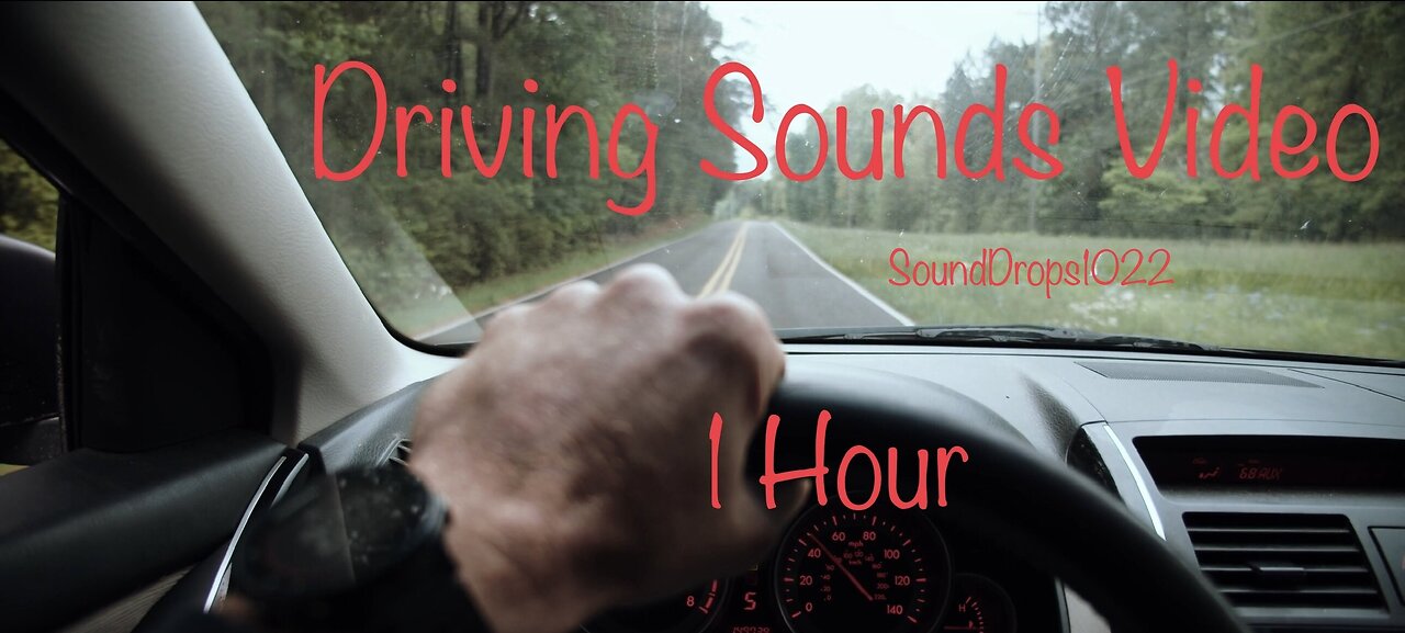 The Most Relaxing 1 Hour Of Driving Sounds Video