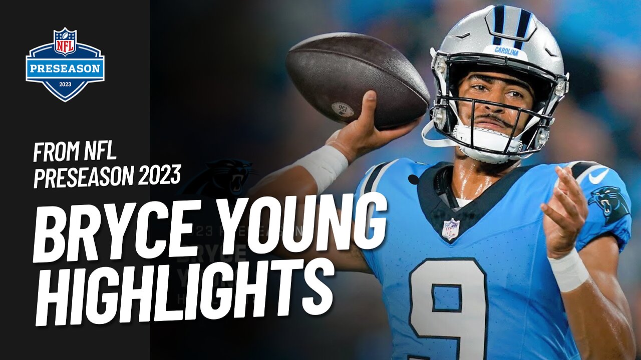 Every Throw and Run from Bryce Young's Preseason! | NFL