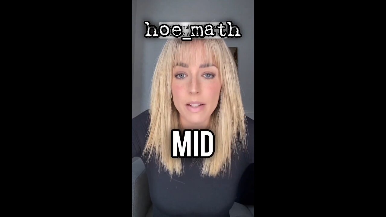 A Hoe_math Classic On Woman Who Try To Date Outside of Their League