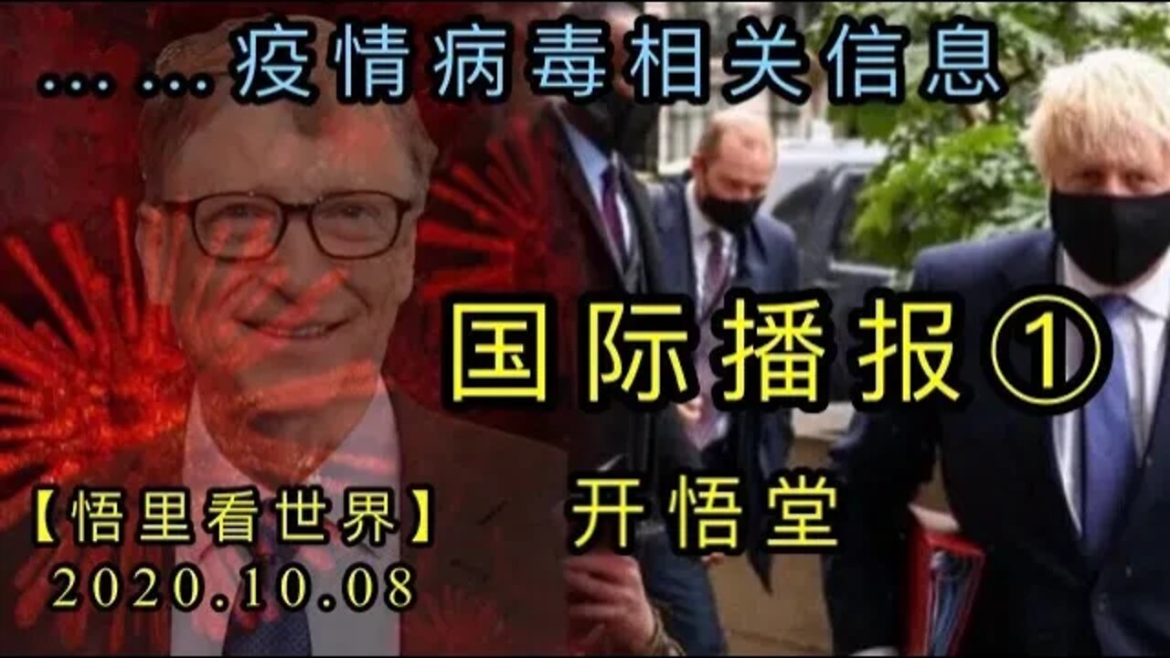 ①/羟氯喹再挖掘与比尔盖茨观点/2020.10.08国际播报【悟里看世界】开悟堂