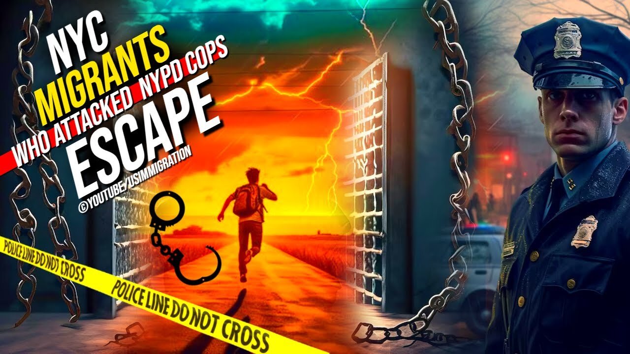 It Begins⦠NYC Migrant suspects Escapeš„Migrants attacking NYPD cops on the loose. NYC Migrant crisis