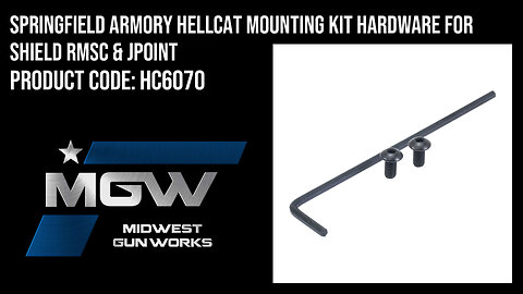 Springfield Armory Hellcat Mounting Kit Hardware for Shield RMSc & JPOINT - HC6070