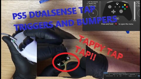 PS5 Dualsense Controller Digital Tap Triggers and Bumpers Mod