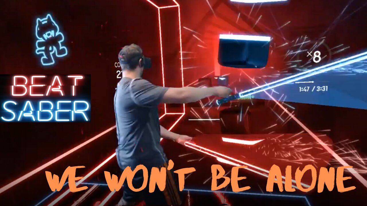 Beat Saber || We Won't Be Alone - Feint || Expert Mixed Reality