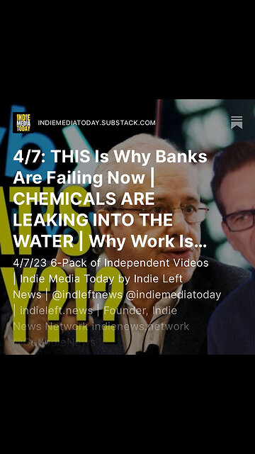 4/7: THIS Is Why Banks Are Failing Now | CHEMICALS ARE LEAKING INTO THE WATER