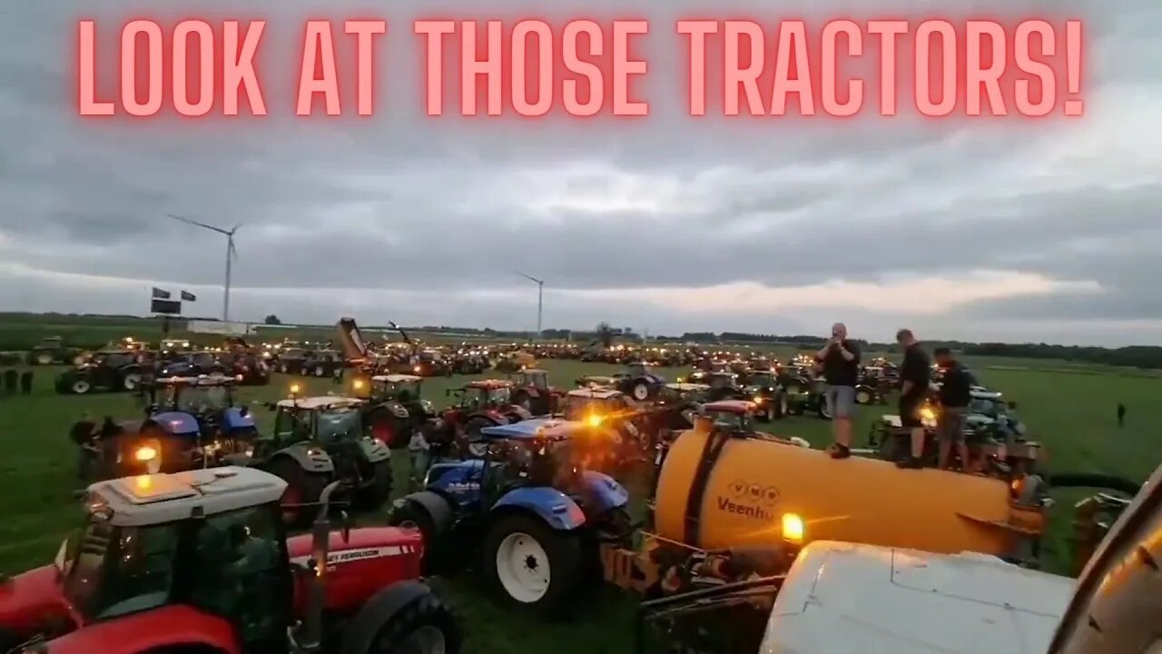 LOOK AT ALL OF THOSE TRACTORS!! Farmers Around The World Revolt!